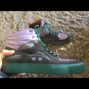 Fluevog leather Hightops
